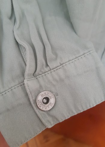 Düğmeli Uzun Kollu Keten Gömlek - Görsel 4