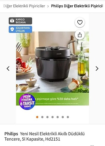 Philips akıllı elektrikli düdüklü 