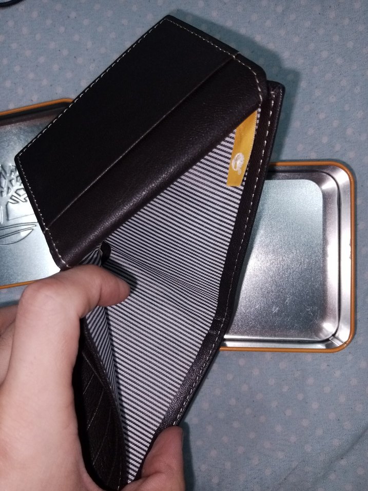 Timberland Deri Cüzdan Metal Kutulu - Görsel 5