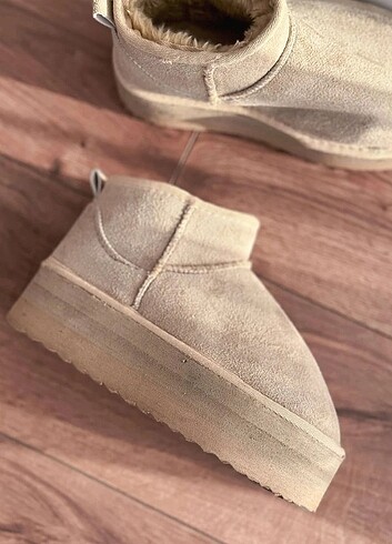 39 Beden UGG muadili platform süet bot 