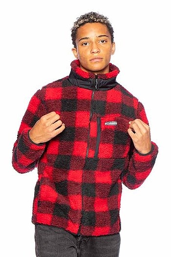 SIFIR Columbia Winter Pass Print Fleece Full zip polar
