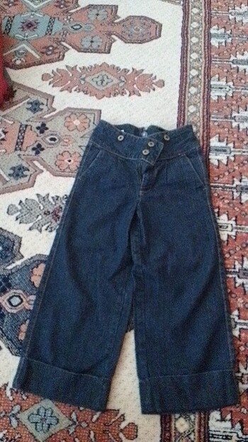 Vintage kapri pantolon 