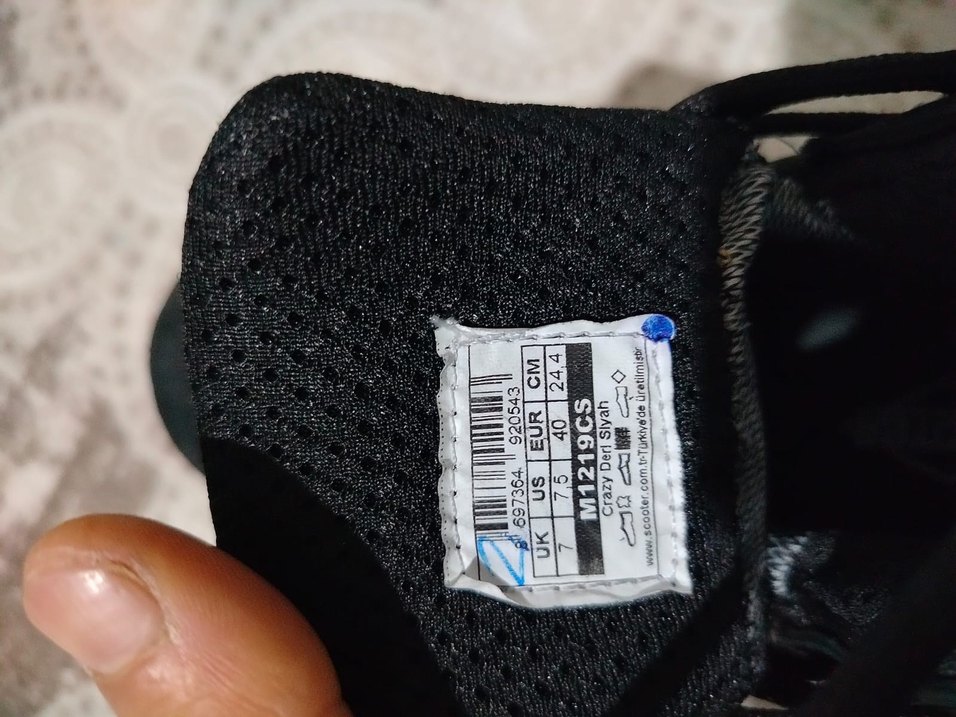 Siyah Bağcıklı Erkek Spor Bot - Görsel 4