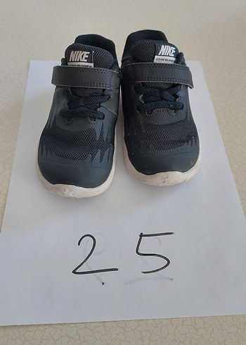 Nike Nike Erkek Çocuk Siyah Spor Ayakkabı Velcro