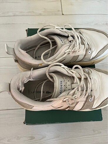 38 Beden ten rengi Renk Lacoste Sneaker Spor Ayakkabı