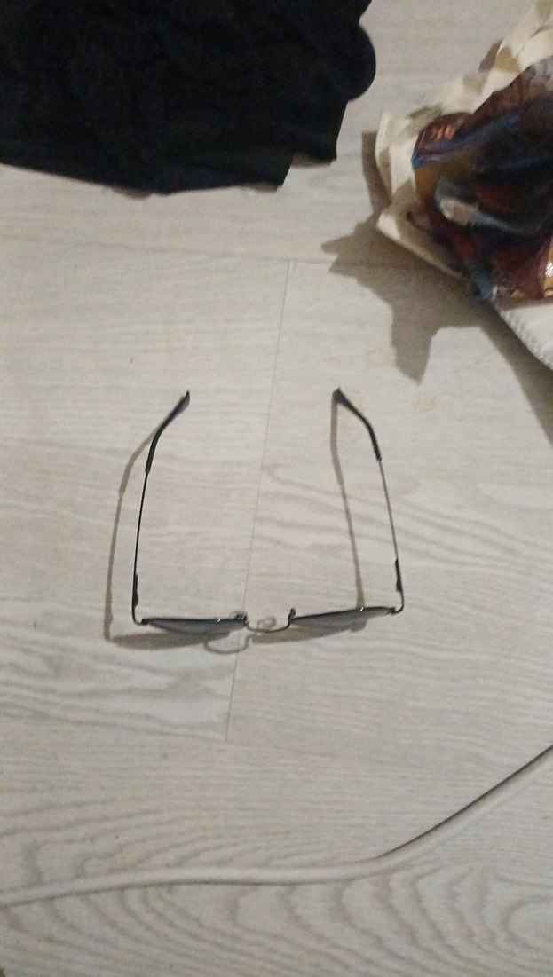 Siyah Yuvarlak Retro Güneş Gözlüğü - Görsel 3