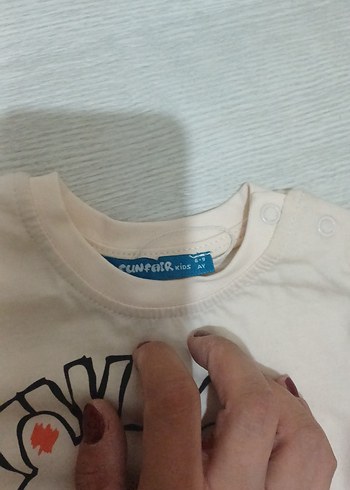 Kısa Kollu Aslan Baskılı Bebek Takımı - Görsel 2