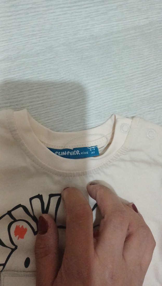 Kısa Kollu Aslan Baskılı Bebek Takımı - Görsel 2