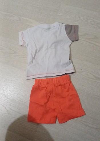 Baskılı Kısa Kollu Erkek Bebek Takımı - Görsel 4