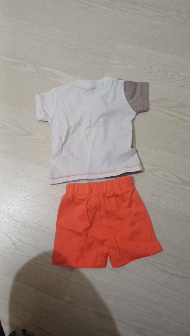 Baskılı Kısa Kollu Erkek Bebek Takımı - Görsel 4