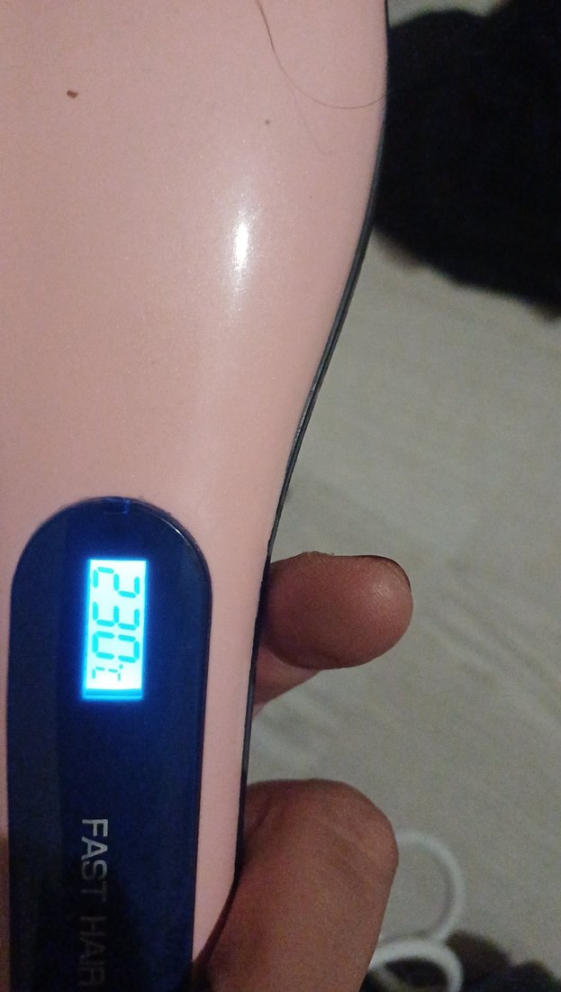 Pastel Pembe Saç Düzleştirici Fırça - Görsel 5