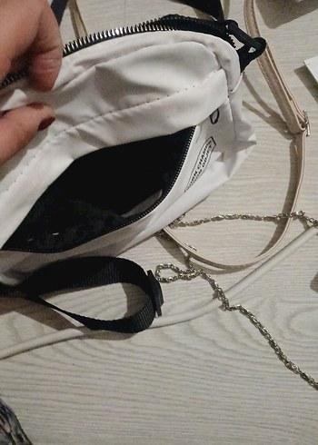 Beyaz Kadın Çapraz Çanta - Görsel 3