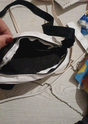 Beyaz Kadın Çapraz Çanta - Görsel 2