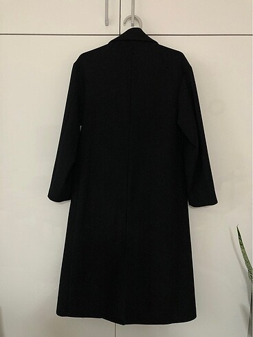 32 Beden Mango siyah oversize kaban