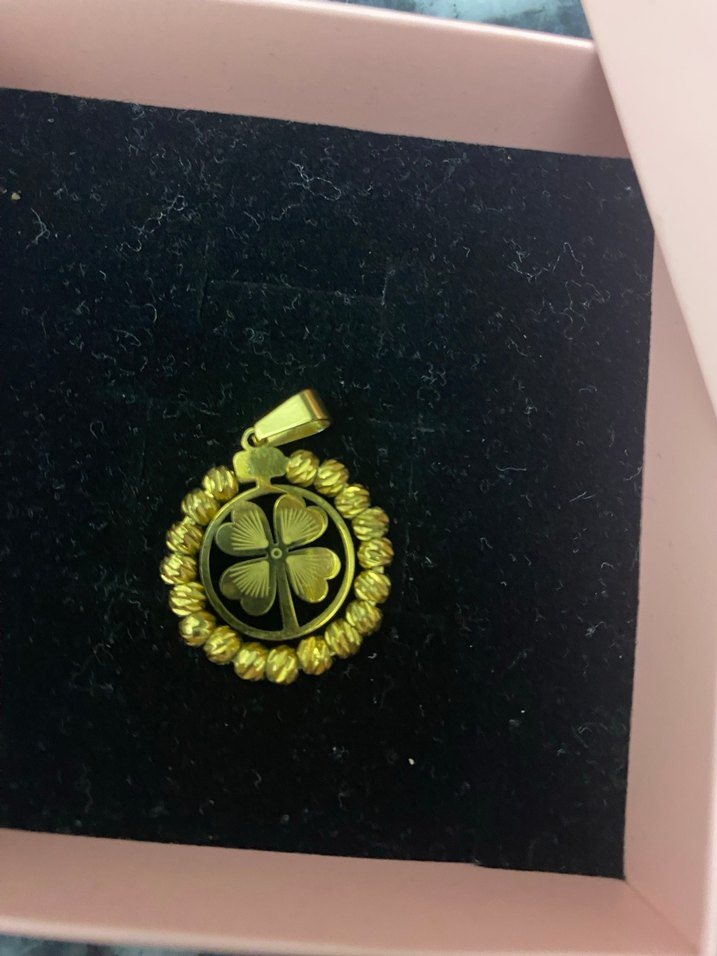 Altın Renkli kolye ucu çelik - Görsel 2