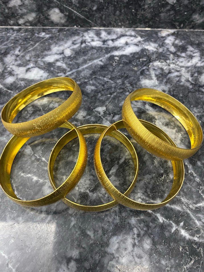 Kadın Parlak Altın Bilezik - Görsel 4