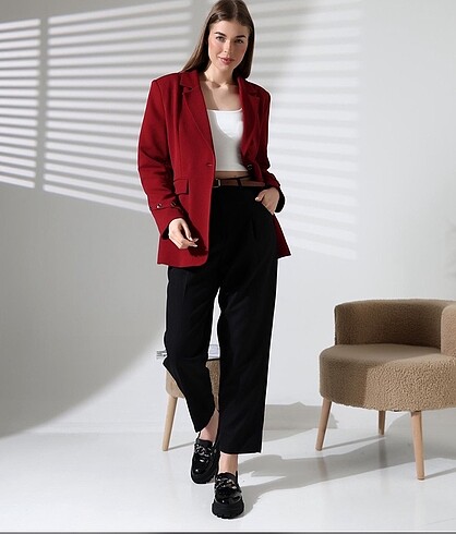 Diğer YENİ SEZON KOL DÜĞMELİ BLAZER CEKET M/38