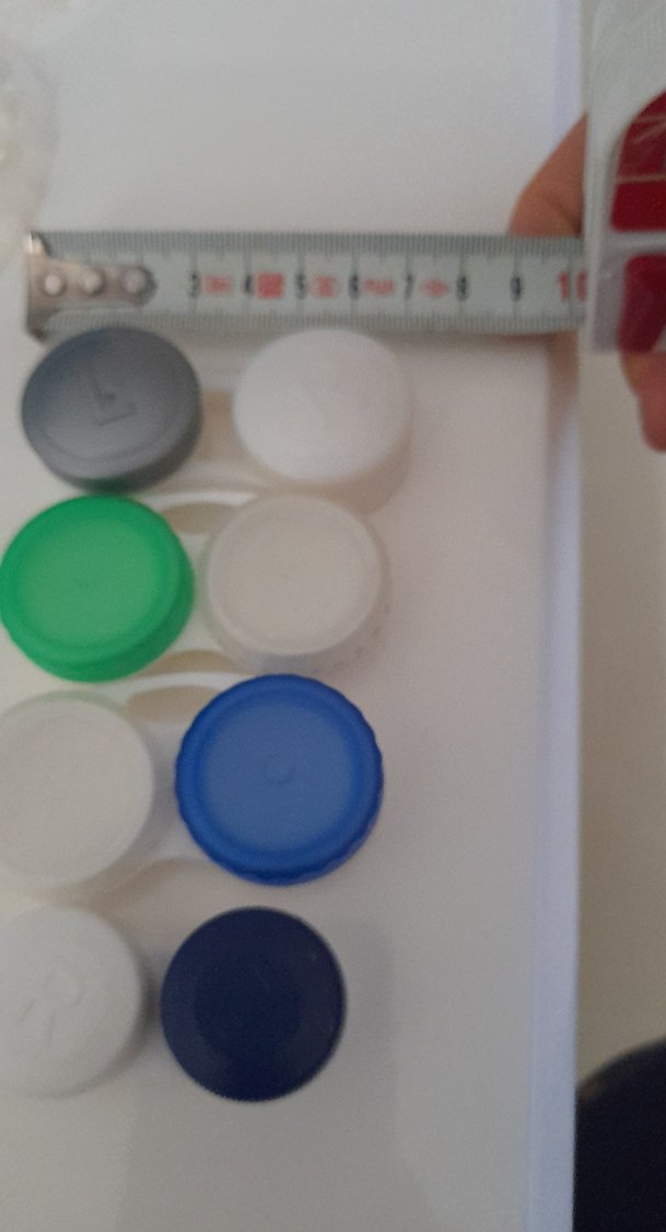 Çok Renkli Plastik Kapak Lens Saklama Seti - Görsel 4