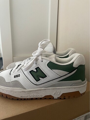 38 Beden New balance 550 kadın yeşil renk