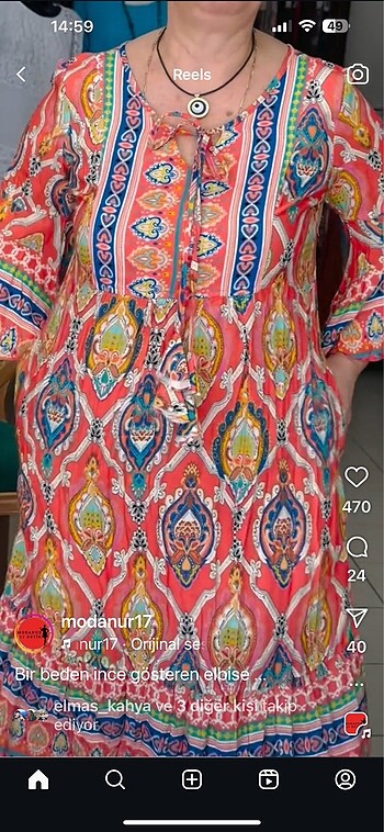 xl Beden Otandik elbise