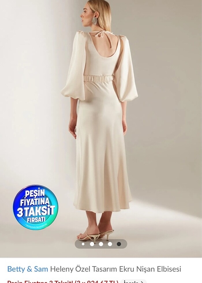 Evden çıkış / nişan elbisesi - Görsel 2