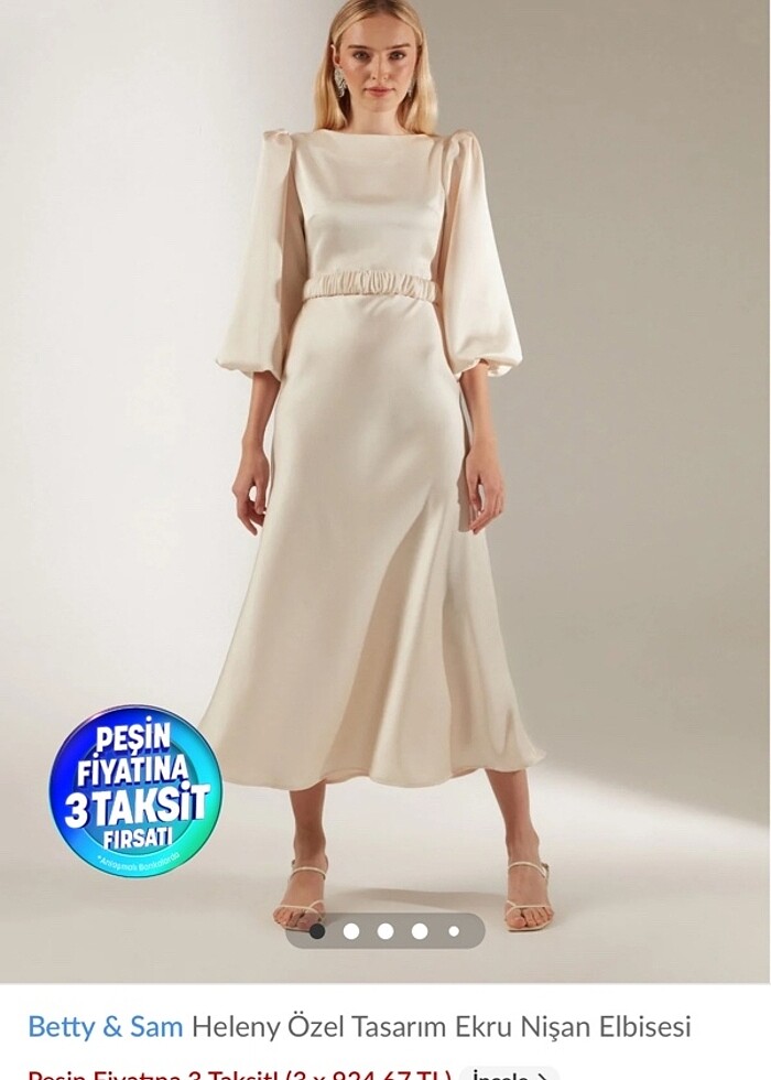 Evden çıkış / nişan elbisesi - Görsel 3