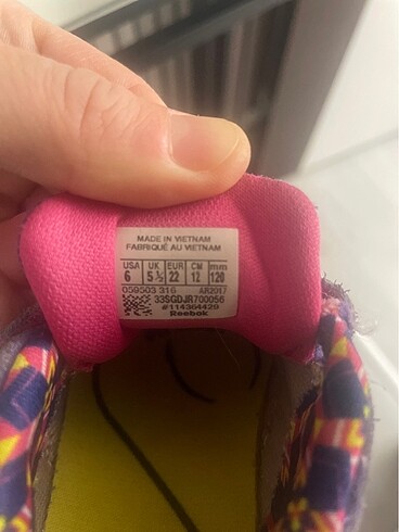 22 Beden çeşitli Renk Reebok bebek ayakkabı