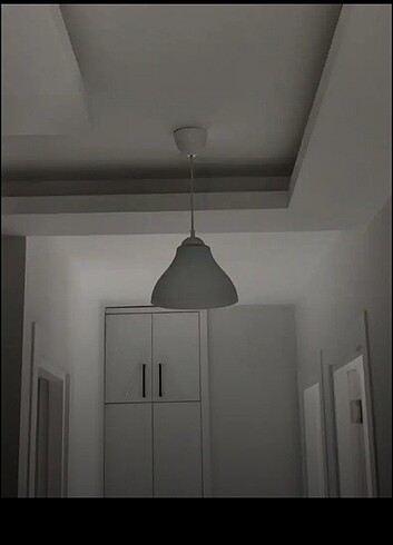 Diğer tekli cam avize