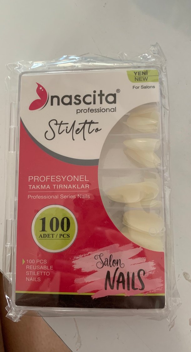 Nascita Profesyonel Pastel Bej Takma Tırnak 100 Adet - Görsel 3