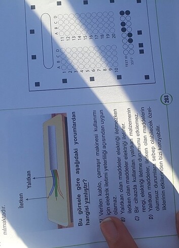 6. Sınıf Fen bilimleri test