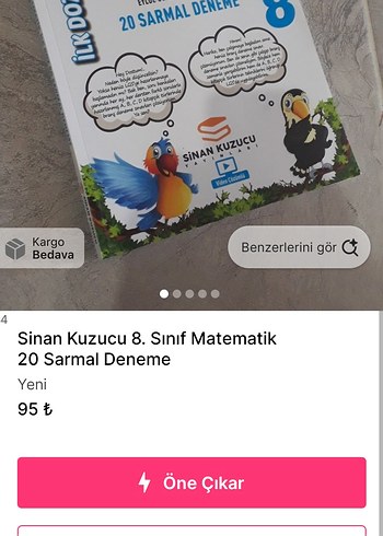 Sinan Kuzucu 8. Sınıf Matematik 20 Sarmal Deneme