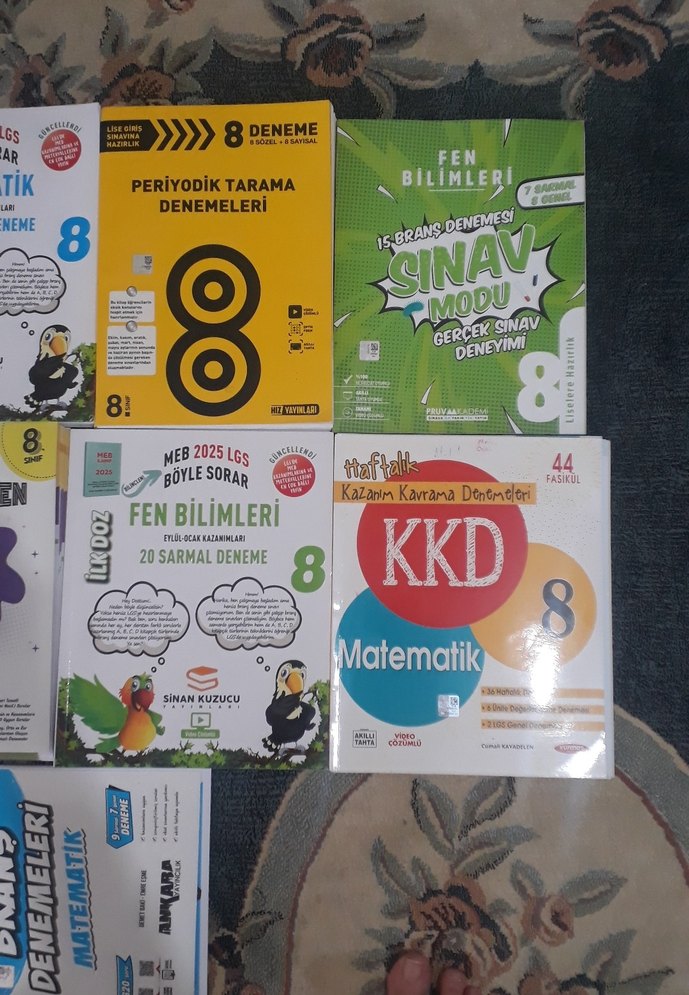 8. Sınıf Sınav Hazırlık Kitapları Seti DENEME - Görsel 2
