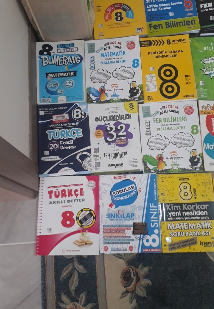 8. Sınıf Sınav Hazırlık Kitapları Seti - Görsel 3