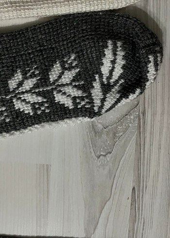 Nakışlı El Örgüsü Patik - Görsel 6