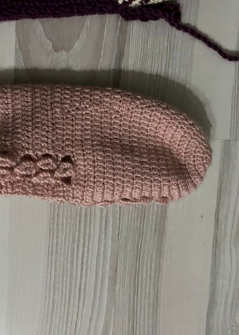 Nakışlı El Örgüsü Patik - Görsel 7