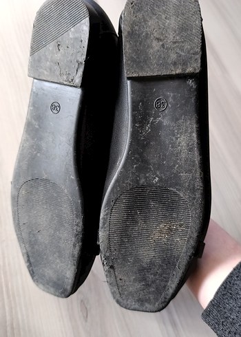 Siyah Parlak Tokalı Kadın Topuklu Babet Michael Kors Babet - Görsel 4