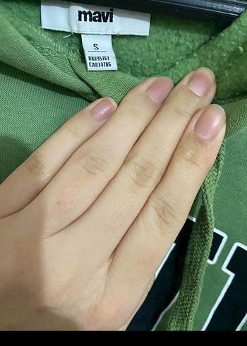 MAVİ Yeşil Kapüşonlu Kadın Sweatshirt - Görsel 3