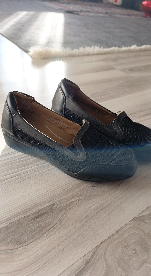 Siyah Kadın Dolgu Topuklu Klasik Babet - Görsel 5