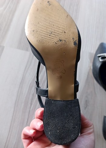 Siyah Topuklu Goth  Kadın Ayakkabı - Görsel 5