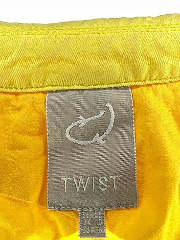 38 Beden sarı Renk Twist Blazer %70 İndirimli.