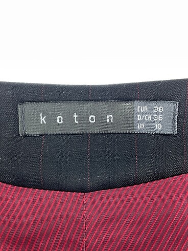 38 Beden siyah Renk Koton Blazer %70 İndirimli.