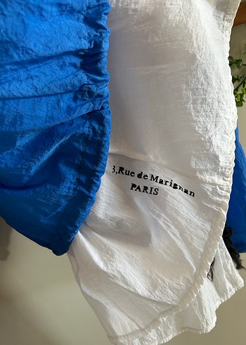 Mavi Düğmeli yağmurluk - Görsel 4