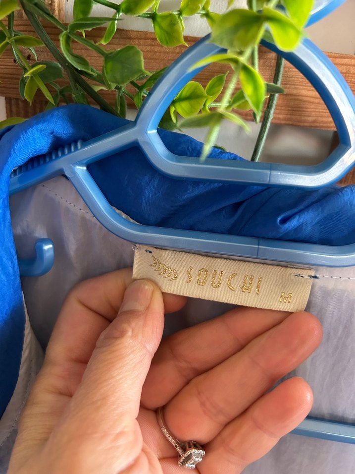 Mavi Düğmeli yağmurluk - Görsel 5