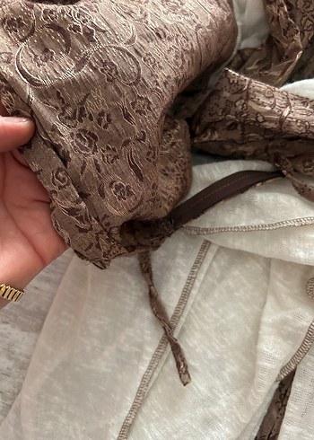 Uzun Bej Bohem Triko Hırka - Görsel 14