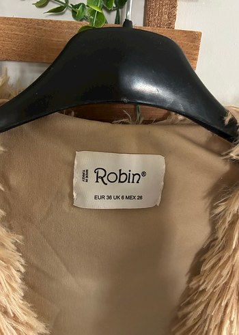 Kahverengi Bohem Kadın Suni Kürk Ceket - Görsel 2