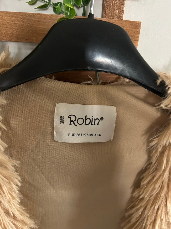 Kahverengi Bohem Kadın Suni Kürk Ceket - Görsel 2