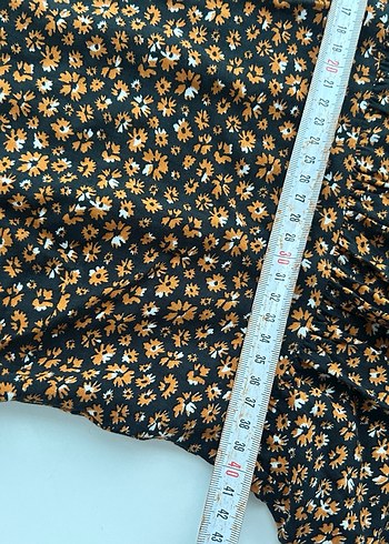 Uzun Kollu Bohem Kahverengi Uzun Elbise - Görsel 5