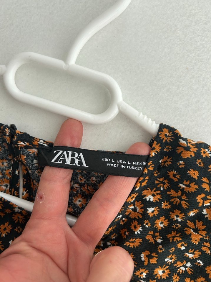 Uzun Kollu Bohem Kahverengi Uzun Elbise - Görsel 2