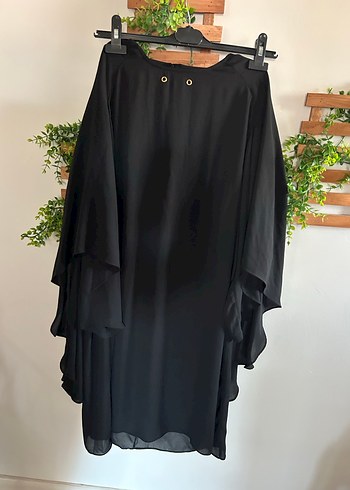 pelerinli tarz elbise - Görsel 5