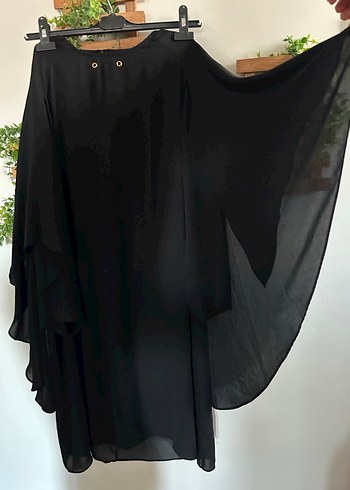 pelerinli tarz elbise - Görsel 4